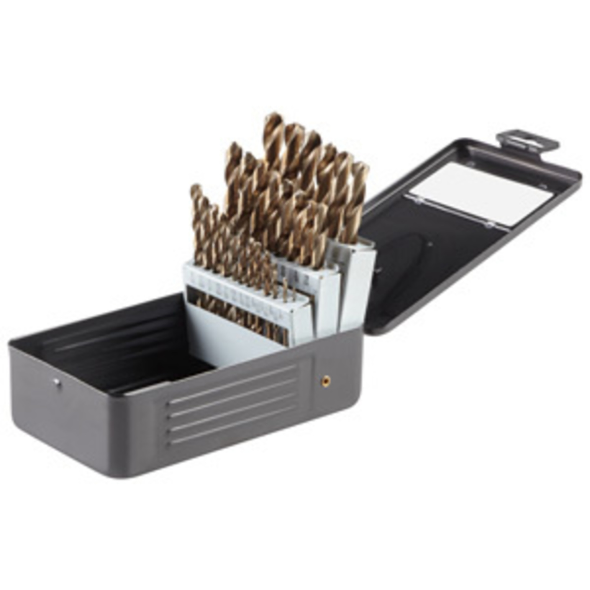 Bosch Gold Oxide Drill Bit Set — 29 Pcs, 135° Split Point, Metal Case, Model# GO29